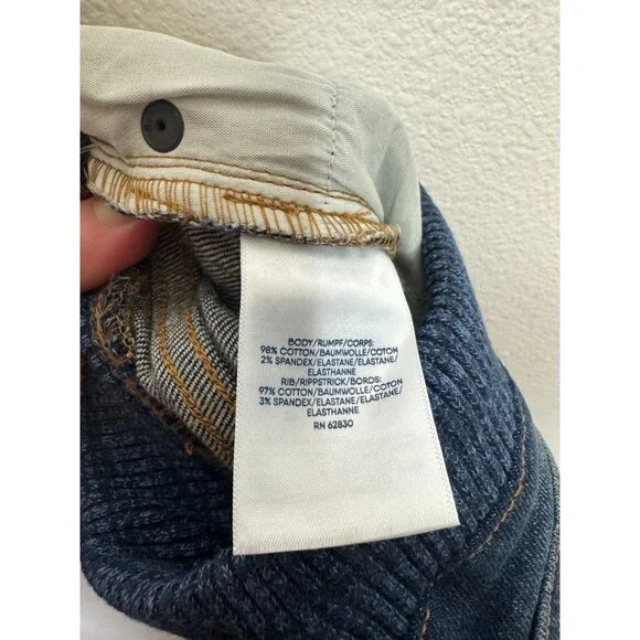 Lands End Boys Small Iron Knee Stretch Pull On Jeans Dark Wash Denim NWT - Picture 10 of 13